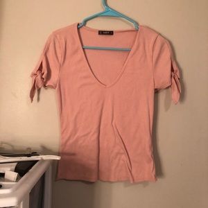Light pink top